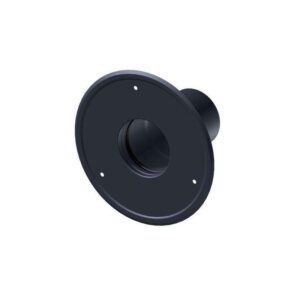Rozeta z uszczelką czarna Darco 80mm pellet - 1