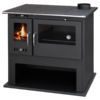PIEC KUCHENNY NA DREWNO VIKI LUX BLACK 10,5 KW