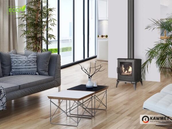 Piec wolnostojący, żeliwny na drewno KAWMET P8 7,9 kW ECO
