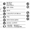 Piec kominek na pellet Eva Calor Karina 9kW z nadmuchem - dane techniczne