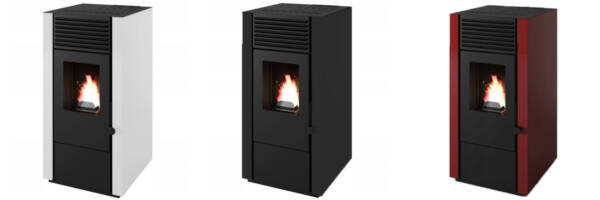 Piec kominek na pellet marisa 9kw z dgp rozne kolory