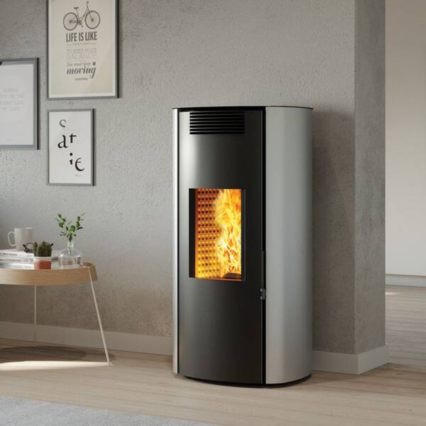 Piecyk na pellet Caminetti Montegrappa Boma NPS EVO 7kW z nadmuchem - wizualizacja