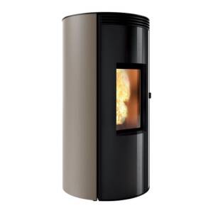 Piecyk wolnostojący na pellet CUMA 7kw lub 10,2 kw - kolor cappuccino