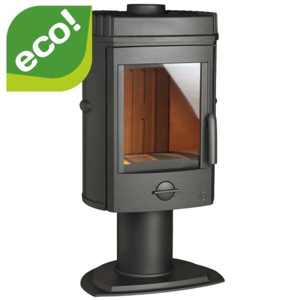 Piec piecyk kominek wolno stojący żeliwny na drewno Invicta Mesnil 8kW EKOPROJEKT