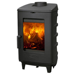 Piec piecyk kominek wolnostojący żeliwny na drewno Dovre Brut o mocy 6,5 kW ekoprojekt