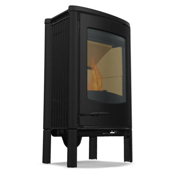 Piecyk wolnostojący żeliwny na drewno Dovre Astro 2L 7 kW - od boku