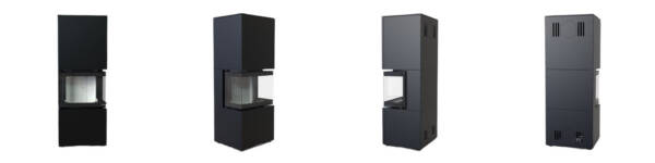 Kominek modułowy piec piecyk defro home trzyszybowy 8 kW - ekoprojekt fi 150 mm