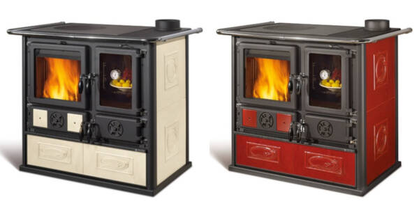 Kuchnia La Nordica Rosa Reverse 2.0 - kolor kremowy i bordowy 8,2 kW