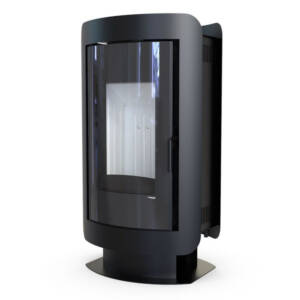 PIEC PIECYK KOMINEK OWALNY NA DREWNO DEFRO HOME OVAL 9KW CERTYFIKAT ECODESIGN