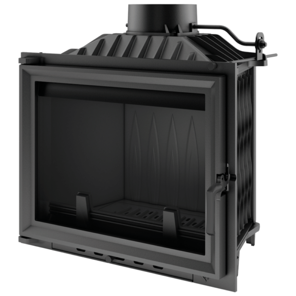 Kominek powietrzny żeliwny do zabudowy na drewno Kratki ANTEK 10 kW Ø 150 - ekoprojekt