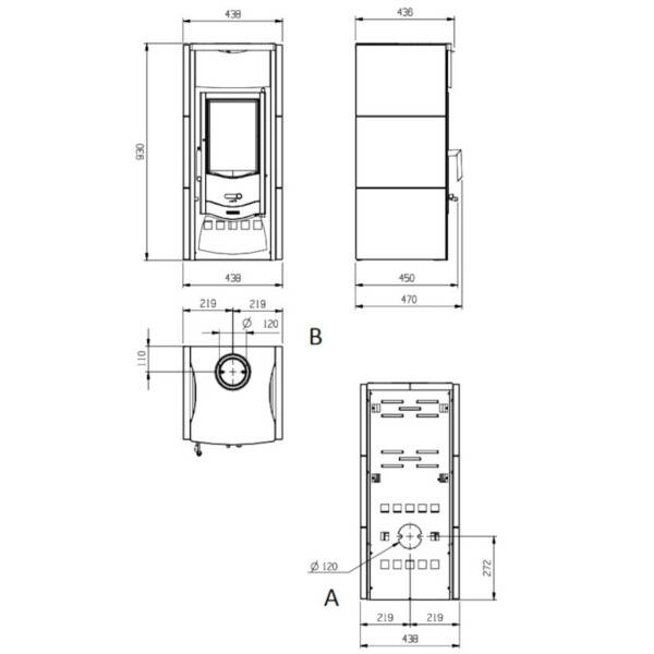 La Nordica Asia BII - rysunek techniczny