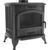 PIEC ŻELIWNY KOZA NA DREWNO KRATKI KOZA K6 O MOCY 8 KW - FI 150 MM