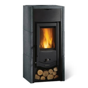 Piec z obudową z kamienia naturalnego na drewno La Nordica Asia Bii 6 kW - ekoprojekt