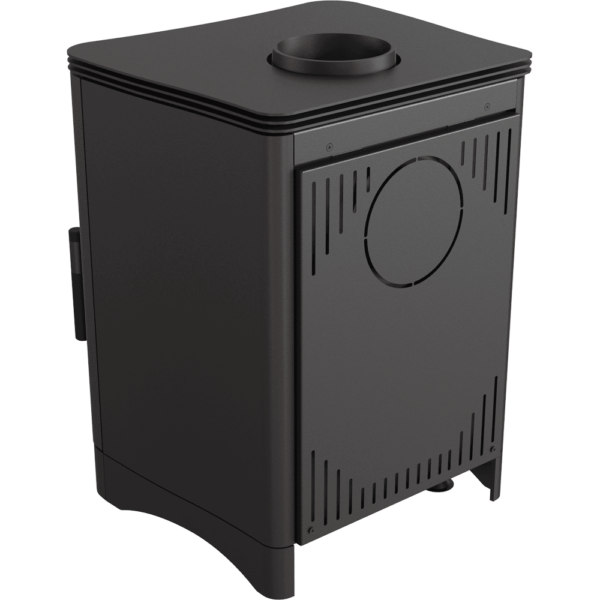 Piec żeliwny koza K5 Ø 150 7 kW - WYLOT SPALIN FI 150 MM