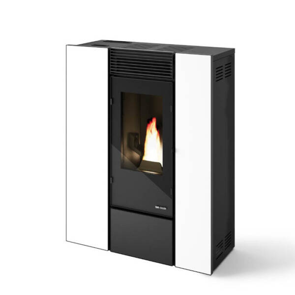 Piec na pellet z DGP Eva Calor Viola 11 kW - kolor biały