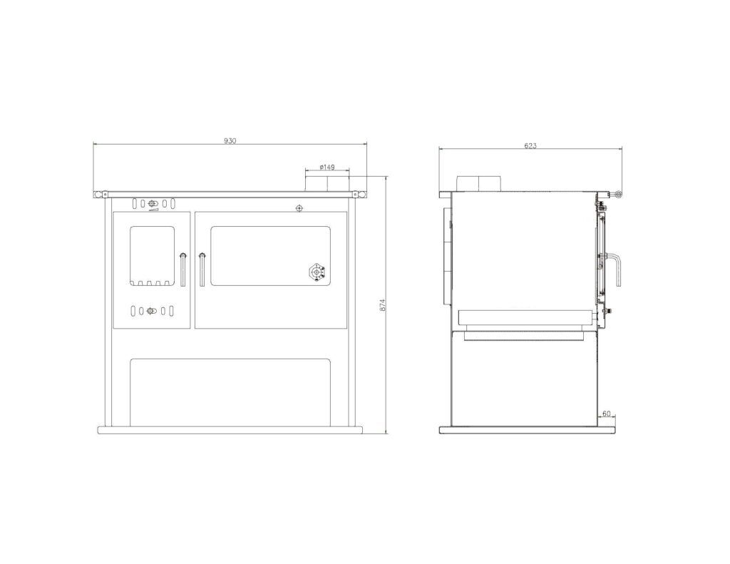 RYSUNEK TECHNICZNY TECHNICAL DRAWING VICTORIA 05 VIKI LUX