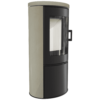Piec stalowy koza KRATKI AB SDR ECO 5,5 kW Ø 150 - Elegancki kolor